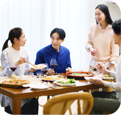親戚やご友人との集まりに