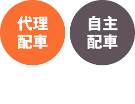 代理配車・自主配車　注文毎に選べる配車モード