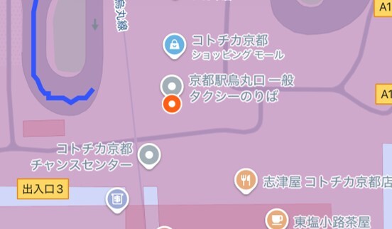 烏丸口タクシー乗り場