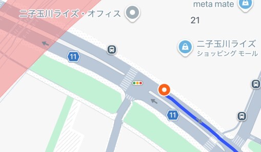 二子玉川ライズから移動したいとき